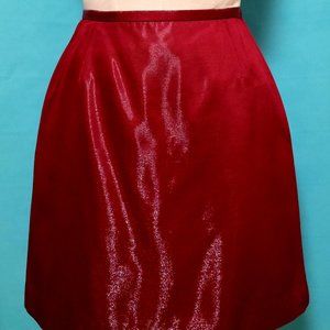Cache's Mini A-Line Skirt in Red, Size 8, (NWT)